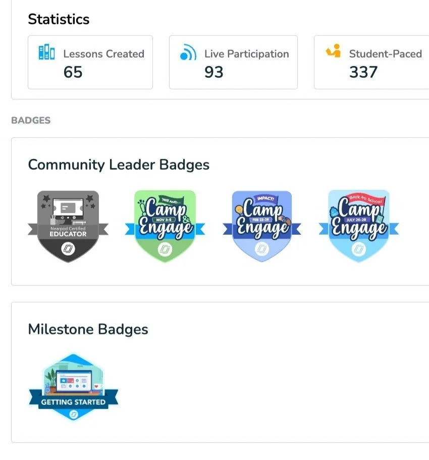 Tiered certification levels — every action earned a visible credential.